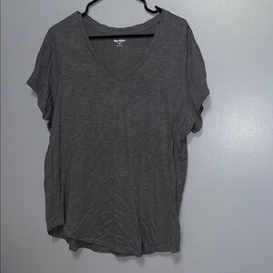 Old Navy Gray Relaxed Short Sleeve T-Shirt